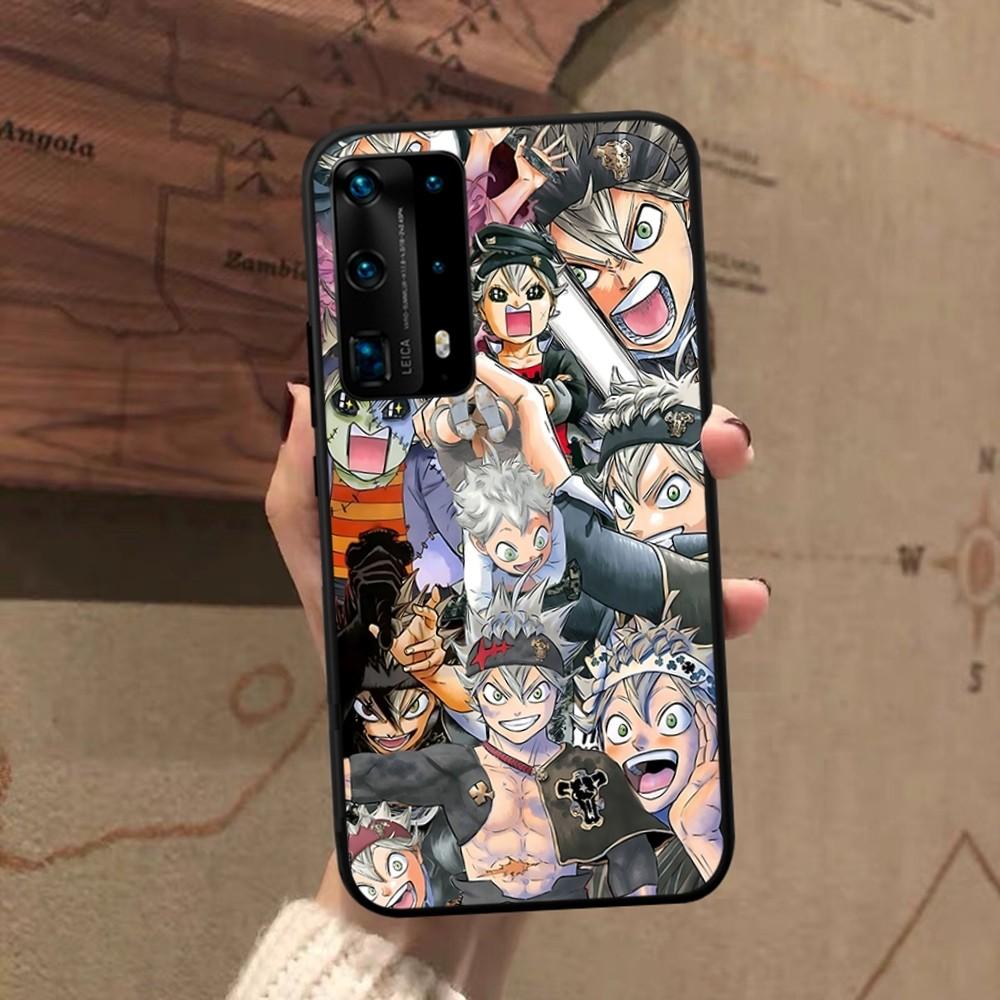 Black Clover Phone Case For Huawei P 8 9 10 20 30 40 50 Pro Lite Psmart Honor 10 Lite 70 Mate 20lite