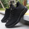 Мужские дышащие кроссовки из сетки Flyknit - Весенняя повседневная обувь из полиуретана