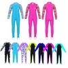 Детский цельный купальник с длинными рукавами, унисекс, купальник для девочек, купальник Rush Guard, гидрокостюм