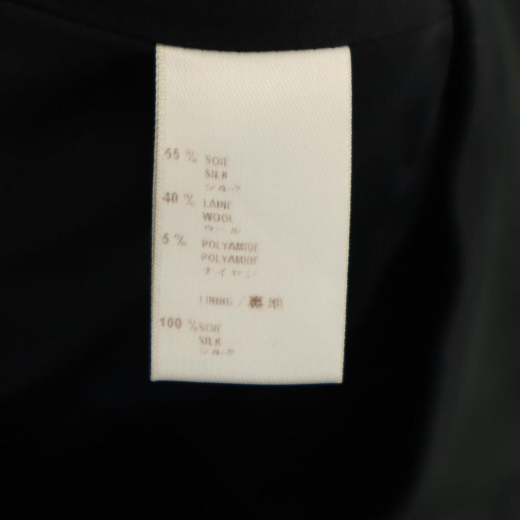 Louis Vuitton French Silk Blend Midi Length Different Material Switching Skirt Women Used