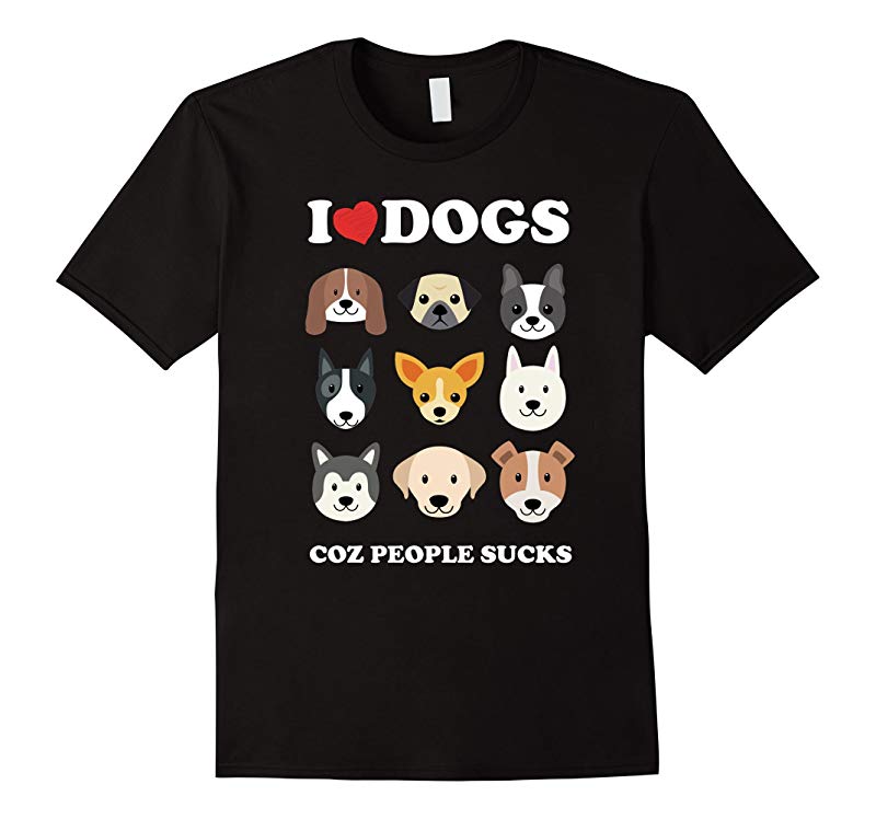 I Love Dogs Men T-Shirt Dog Lovers Shirt Short Sleeve Casaul 100% Cotton T Shirt