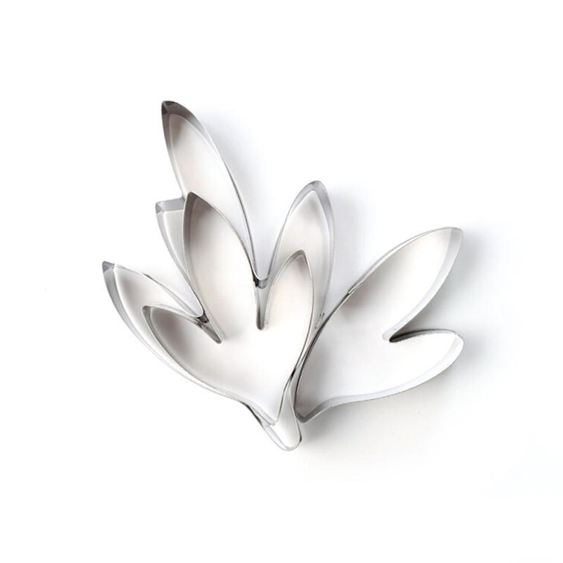 Мягкие конфеты для украшения торта, инструмент из нержавеющей стали, резак для листьев пиона