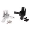 4Pack 3-Way End Corner Bracket Connector For T Slot 2020 3030 4040 Aluminum Extrusion Profile 3-Dimensional Bracket Parts