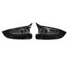 Side Wing Rearview Mirror Cover Cap  Carbon Fiber Black For BMW 5 6 7 Series E60 E61 E63 E64 F01 F02-F04 F06 F07 F10 F11 F12 F13