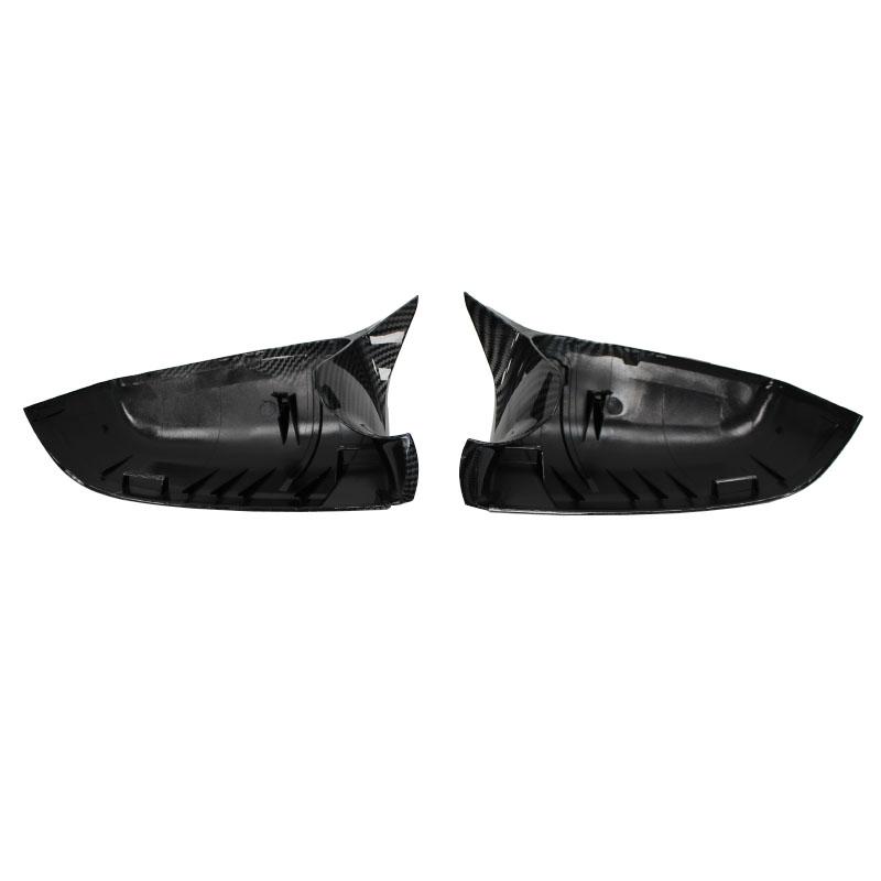 Side Wing Rearview Mirror Cover Cap Carbon Fiber Black For BMW 5 6 7 Series E60 E61 E63 E64 F01 F02-F04 F06 F07 F10 F11 F12 F13