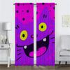 Home Interior Curtains for Camera Funny Cat Curtains Child Room Tulle for Bedroom Living Room Curtain Halloween Decoration Panel