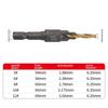 5Pcs Countersink Drill Bit Set Hexagonal Shank for Accurate Wood Boring Effective Debris Removal Carpentry Applications