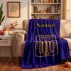 Alianza Lima Custom Flannel Blankets Soft Warm Cozy Throws for Home Decor Holiday Gifts