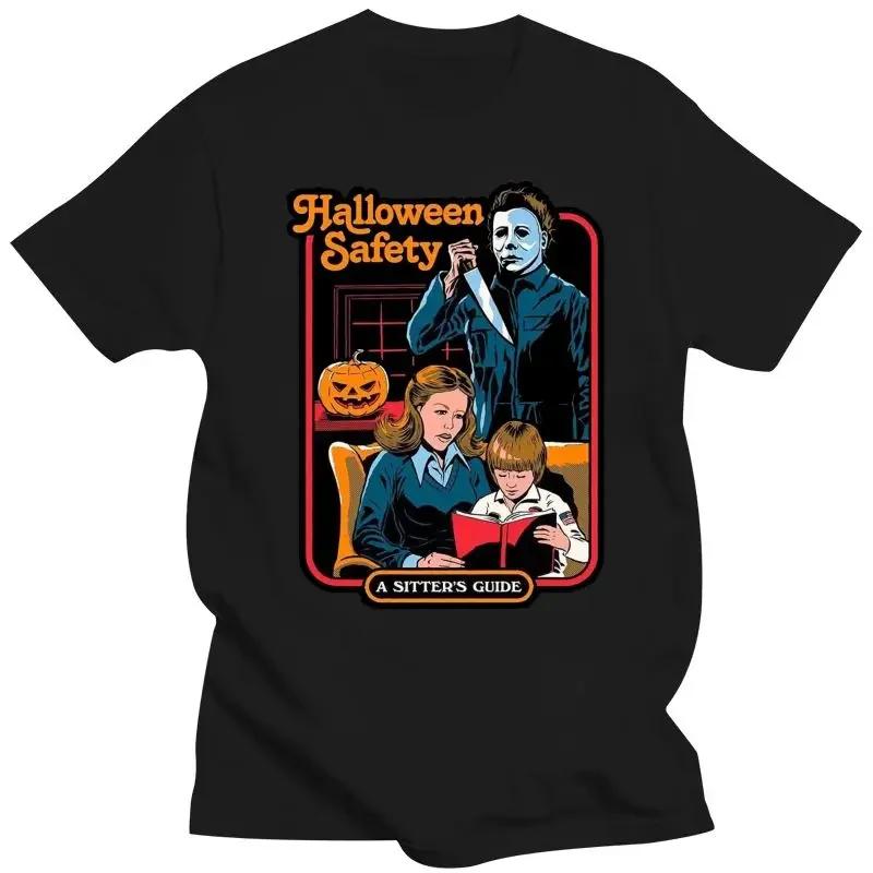 Clothing Shirt Micheal Myers Halloween Safety Horror Cult Movie Joke T Shirt Fun tshirts for designer clothes sale