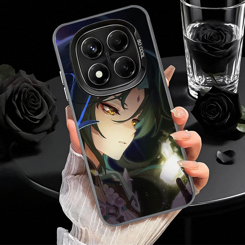 Мягкий чехол для телефона Genshin Impact Сяо для Xiaomi Redmi Note 13 14 15 Pro Plus 12S 12 11S 11 11T 10S 10 Ударопрочный чехол Задняя крышка