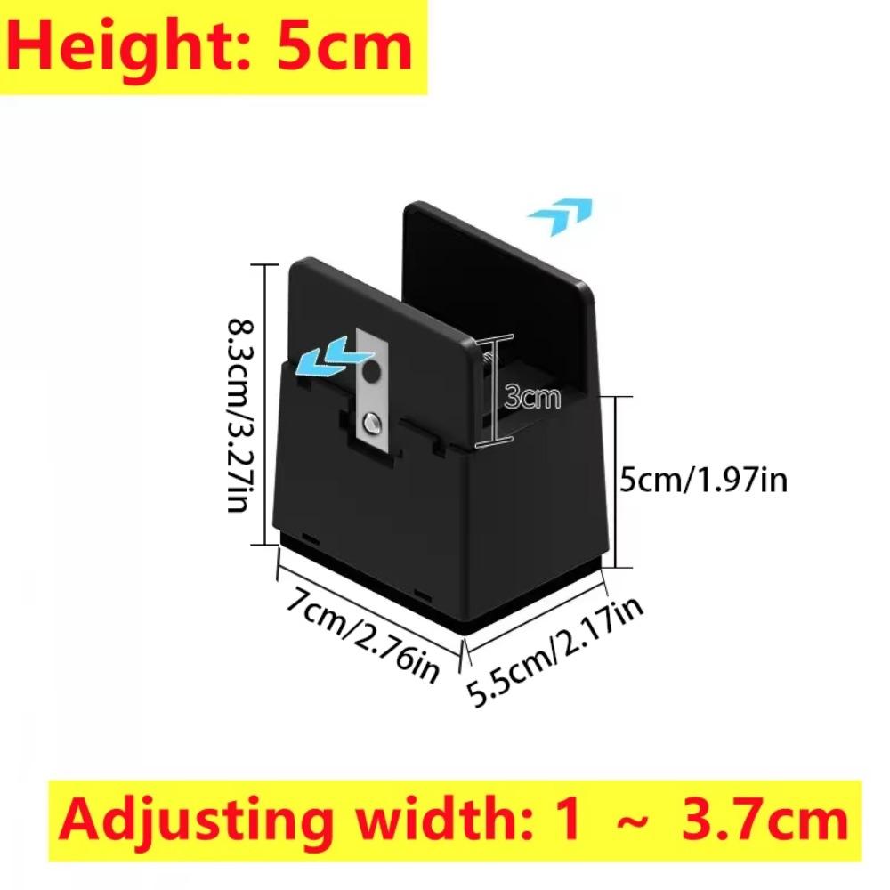 Splint-type Chair Feet Riser Moisture-proof Base Bed Leg Mat  for 10-37 MM Wide Square Furniture