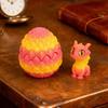 3D Printed Dragon Egg Figurine Mini Dragon Egg Statue Miniature Dragon Egg with Dragon Inside Desktop Decoration Ornament