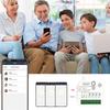 Tuya Мини Zigbee Умный 4-канальный модуль автоматического выключателя, совместимый с Alexa