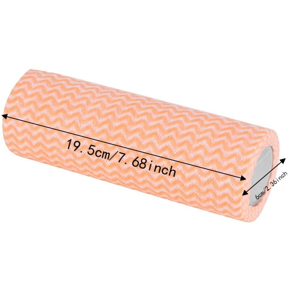 100pcs Nonwoven Fabric Disposable Cleaning Cloths Multi-Purpose Wiping Rags Kitchen Cleaning