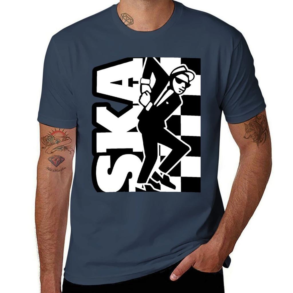 SKA Футболка мужская футболки хлопковая футболка для мужчины футболка мужская однотонная футболка
