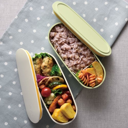 Thermos Lunch Box 2 Tiers Fresh Lunch Box 600ml Light Green DJT-600W LTG