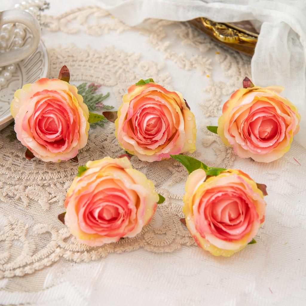 10/20Pcs Artificial Flowers Silk Rose Home Room Valentine Outdoor Garden Diy Gift Box Wedding Wreath Bridal Bouquet Prop Hotsale