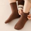 5Pairs Warm Kids Thicken Socks Short Tube Children's Winter Socks Girls Floor Plush Socks Kids