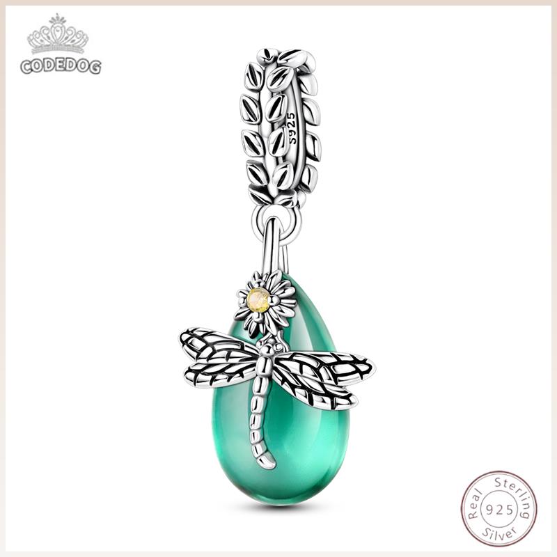 New Arrival Charm Beads Dragonfly Copper Pendant 3Mm Diy Party Christmas Fine Jewelry Making Gift