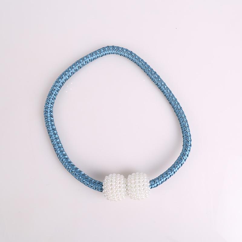 Pearl Magnetic Curtain Tieback - Elegant European & American Style, No-Punch Installation.