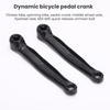 2Pcs Bicycle Pedal Crank Arm Replacement 165MM Heavy Duty Aluminum Alloy Universal Electric Folding Hybrid Mountain Road Exercise Bike Crank Arm