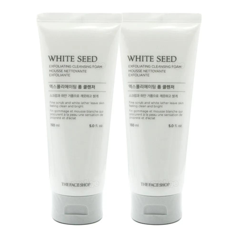 The Face Shop White Seed Exfoliating Foam 150ml x 2