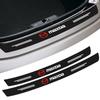 1pcs Carbon Fiber Car Trunk Rear Bumper Sticker Guard Plate Protector For 6 3 CX5 5 2 323 CX7 Demio Atenza Axela MX30 CX30 CX3 CX9 RX8 RX7
