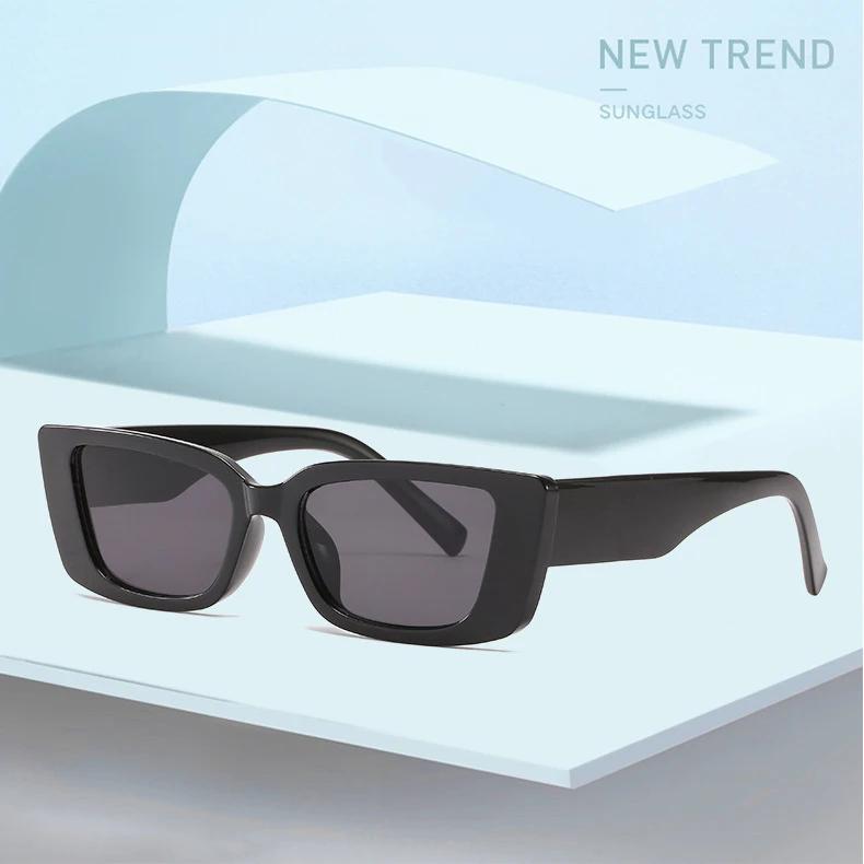 Classic Square Casual Fashion Sunglasses Women Men Vintage Stylish Oval Shaped Minimalist Female Male