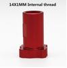 Red M14 X 1.0mm Internal Thread Adapter For Spray Gun Cup Pot Joints Connector
