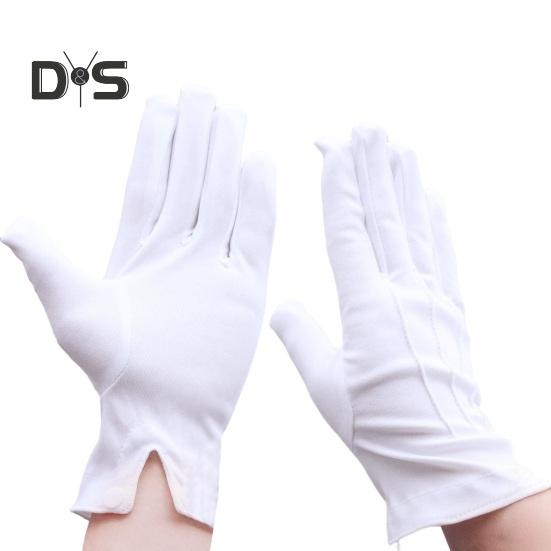 Белые перчатки, формальные перчатки для смокинга, перчатки для мужчин и женщин, перчатки дворецкого для вечеринок в стиле косплея, ювелирных изделий, церемоний, охранников