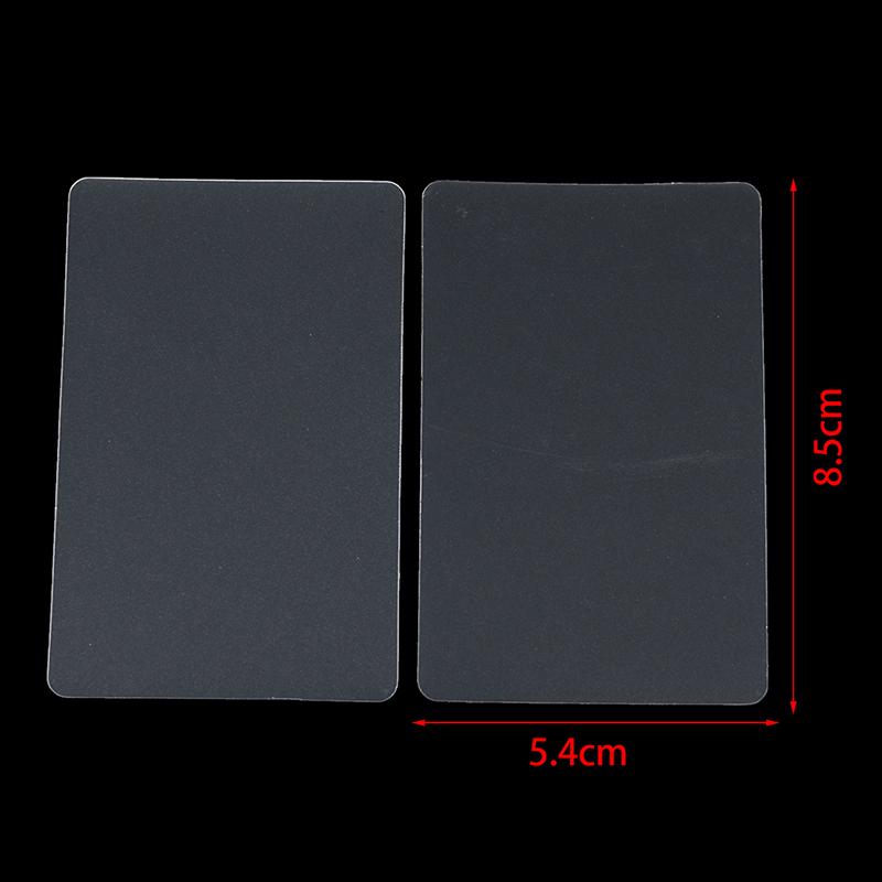 10 шт., пустая прозрачная визитная карточка, водонепроницаемая для школьных канцелярских товаров