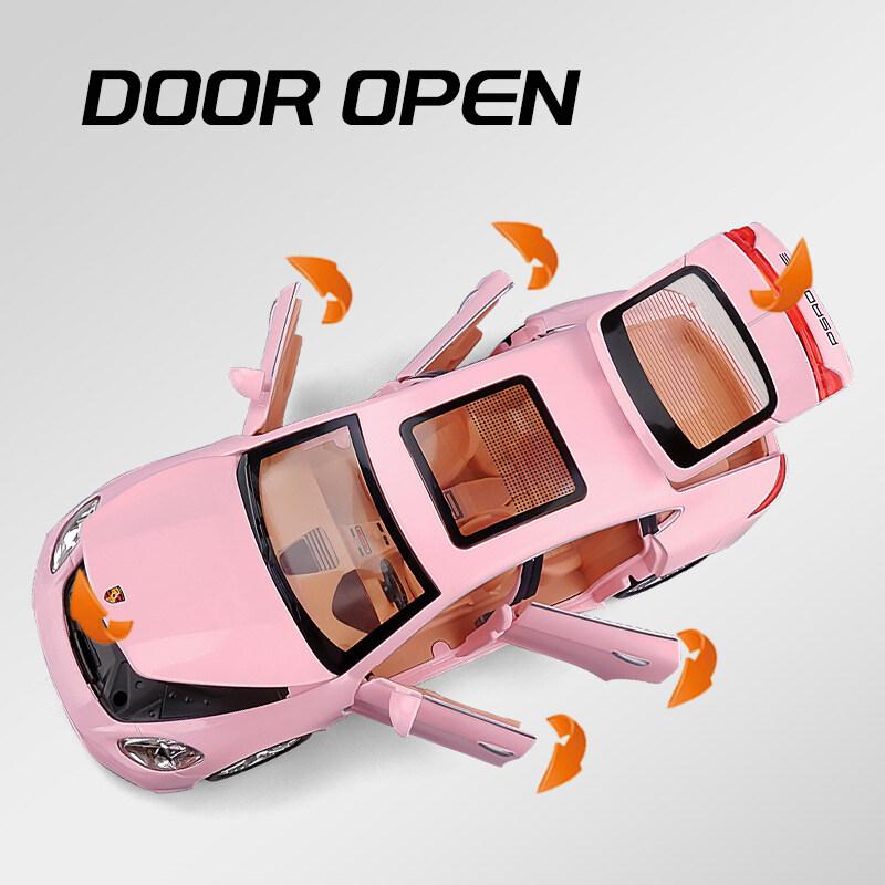 Масштаб 1/24 Panamera, модель автомобиля из сплава, световой и звуковой эффект, литой автомобиль, игрушки для мальчиков, детские игрушки, подарок на день рождения, детские игрушки, автомобиль, коллекция игрушек для мальчиков