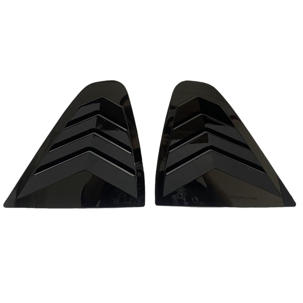 For Nissan Qashqai 2007-2014 J10 Car Rear Window Quarter Louver Shutter Cover Exterior Side Vent Trim Scoop Sticker