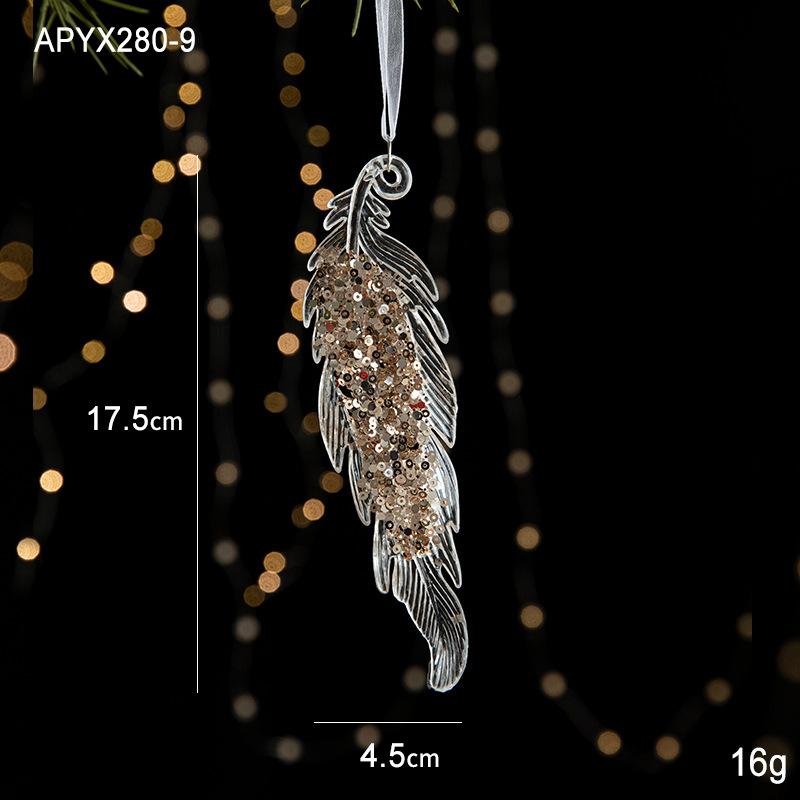 Прозрачный акриловый кристальный декор для рождественской елки, звезда, колокольчик, бабочка, подвесные кристаллы для свадебной вечеринки, рождественская подвеска