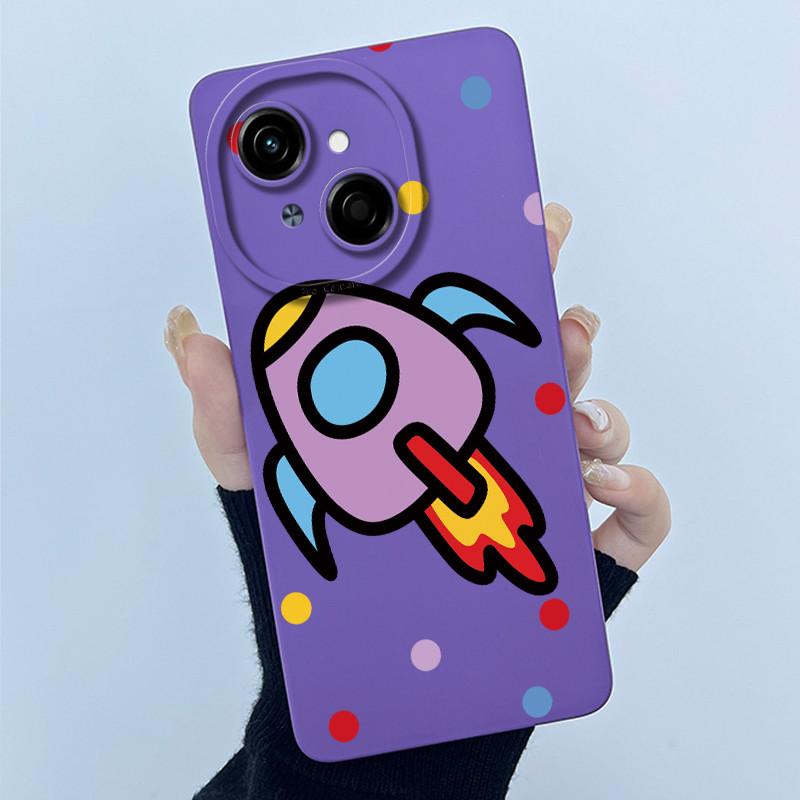 Для Tecno Spark Go 1 SparkGo 2025 Pop 9 Чехол Мультяшный Кот Защита Камеры Силиконовый Чехол Для Tecno Spark Go1 Задняя Крышка Coque