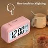 Alarm Clock Mute Backlight LED Electronic Snooze Function Table Clock with Calendar