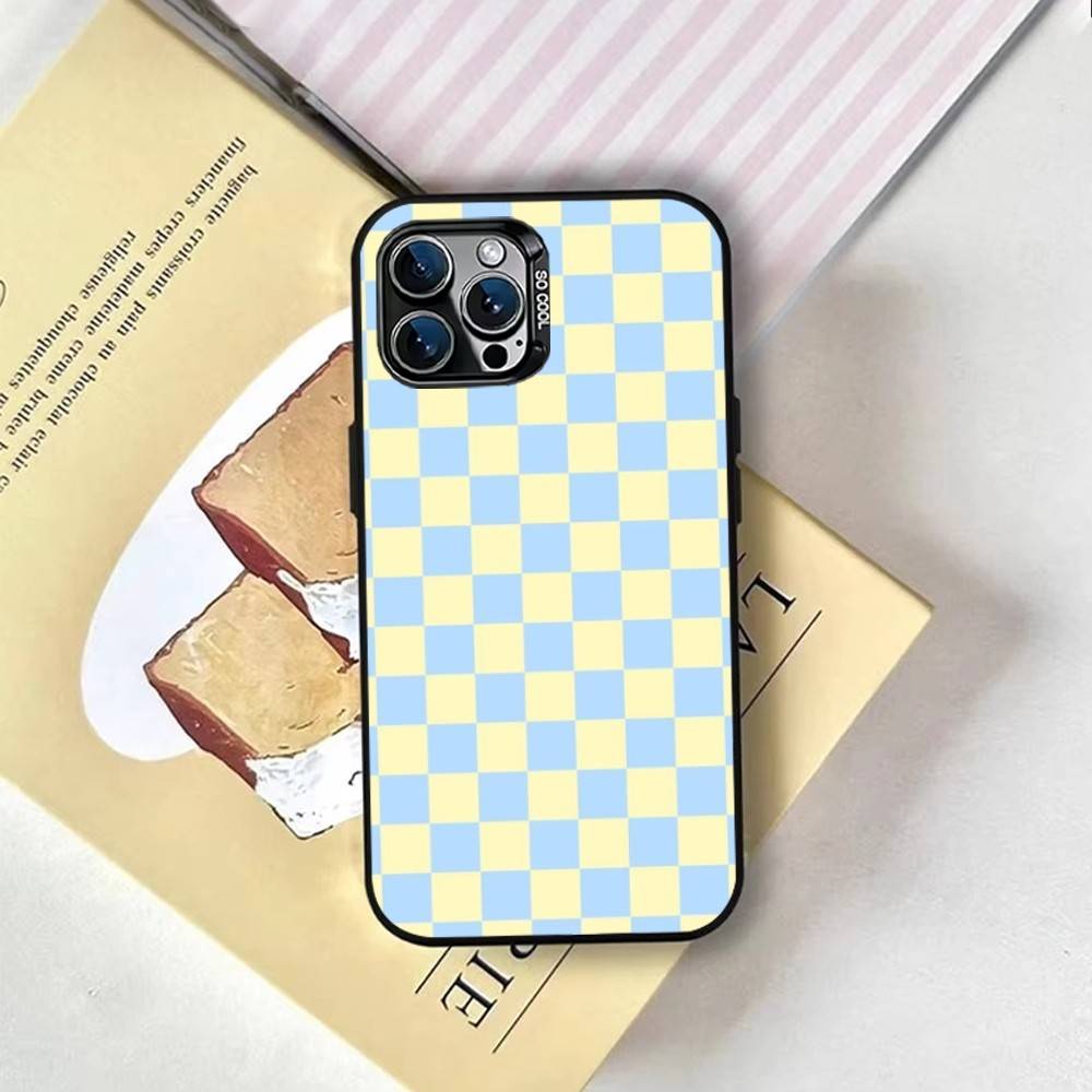 Чехол для телефона в корейском стиле Ins для iPhone 17,16,15,14,13,12,11 Plus,Pro Max,XS,Цветной серебряный внутренний чехол