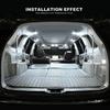 12V 36MM Festoon 6418 DE3423 DE3425 6000K White Extra Bright LED Bulbs For Car Interior Lights License Plate Map Dome Trunk Door Courtesy Light 8-SMD