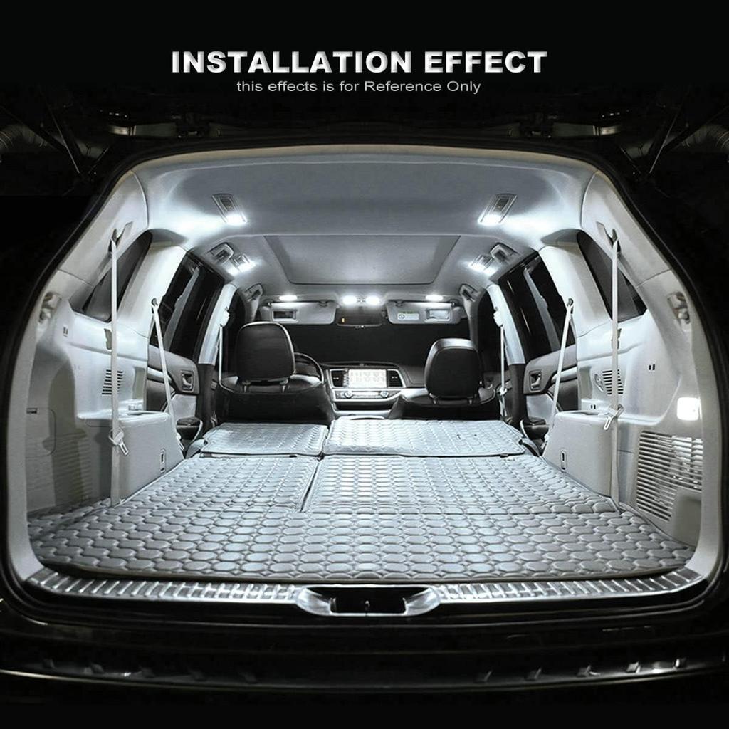 12V 36MM Festoon 6418 DE3423 DE3425 6000K White Extra Bright LED Bulbs For Car Interior Lights License Plate Map Dome Trunk Door Courtesy Light 8-SMD