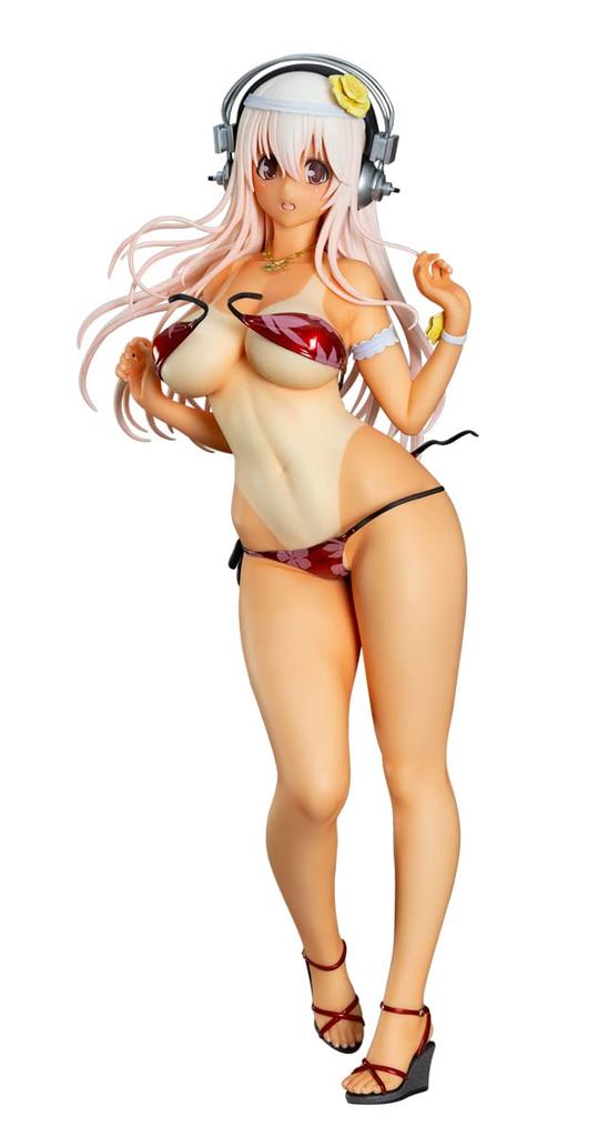 Orchid Seed Super Sonico Summer Vacation Scale PVC Painted Finished Figure PVC316 Ver. -Sun Kissed- 1/4.5