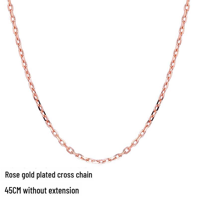 Sunflower Pendant Necklace with Pigeon Blood Ruby and Simulated 18K Gold Diamond On Rose Gold Clavicle Chain