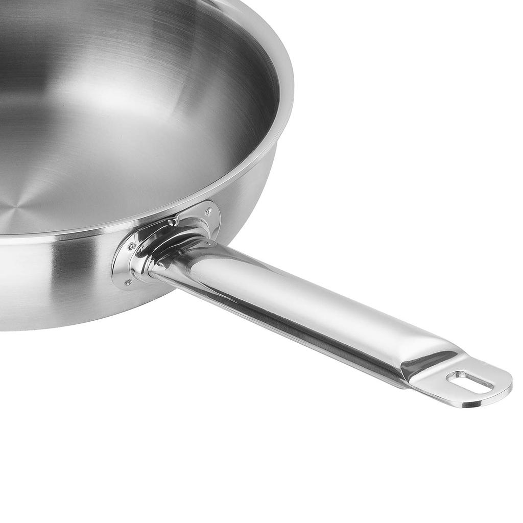 ZWILLING Henckels Japan ZWILLING SS Frying Pan 3PLY Stainless Steel Fully Structure Compatible with IH 10 Years Warranty Japanese J.A. "Pro 20cm"