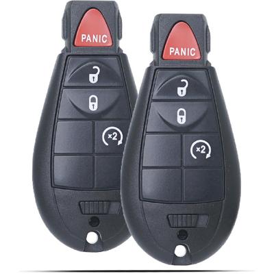 Брелок MechanMagic, совместимый с Jeep Cherokee 2014 2015 2016 2017 2018    Пульт дистанционного управления бесключевым доступом, замена ключа GQ4-53T 68105083 Чип 4A