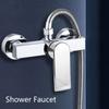 Single Handle Shower Faucet Bathroom Mixer Tap Stainless Steel Single Handle Shower Tap Wall-Mounted Shower Faucet