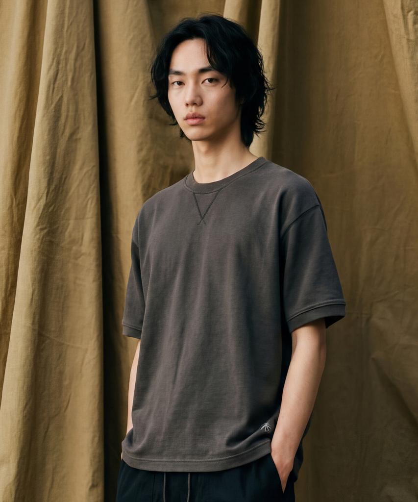 PERSTEP Wips Short Sleeve T-Shirt Brown Jist4757
