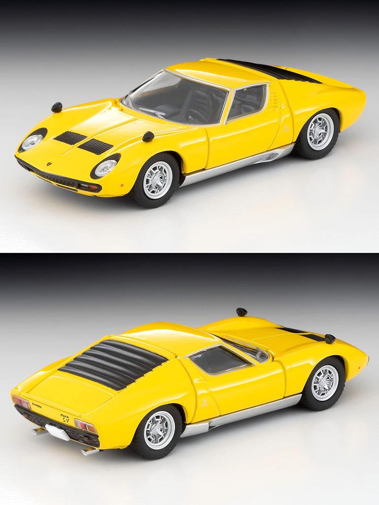 Tomica Limited Vintage LV Lamborghini Miura SV Желтый Готовый продукт 313151 1/64