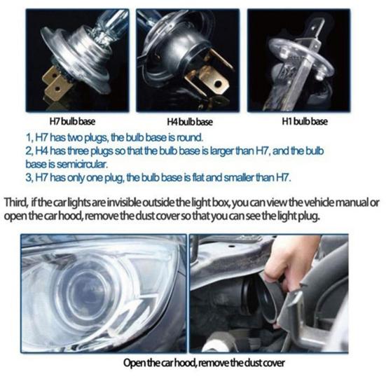 2шт 12В супер яркий автомобиль передние фары галогенные лампы противотуманные фары
