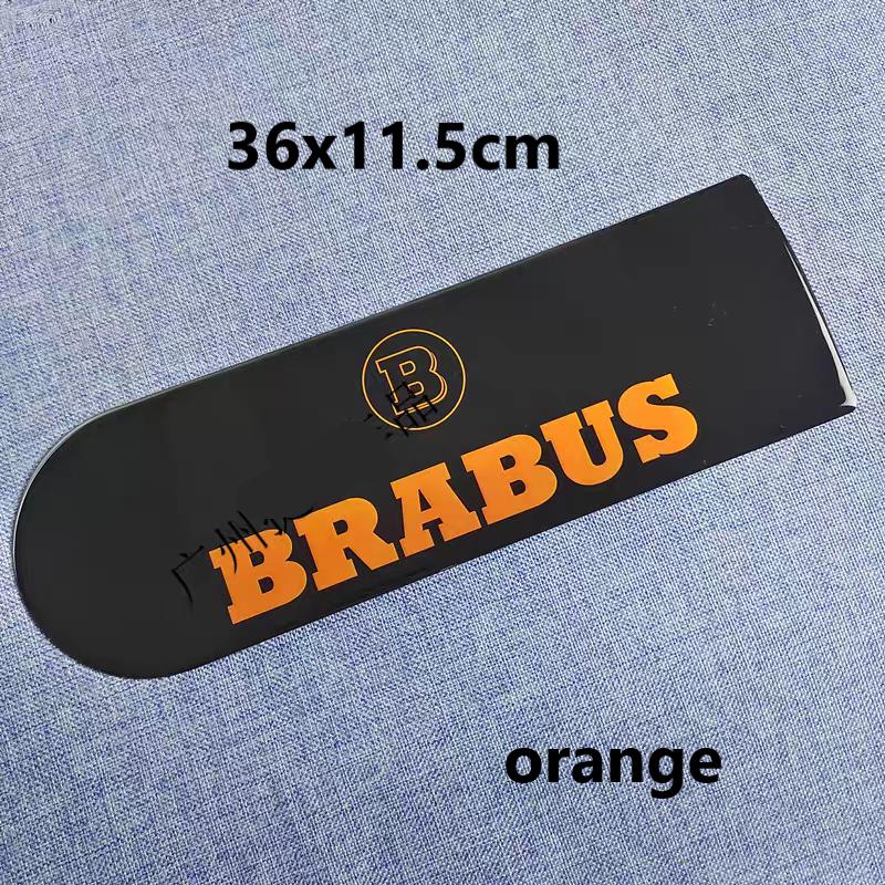 36x11cm Car Rear Trunk Spare tire protection cover Emblem Badge Pasted Sticker for BRABUS G63 G65 G400 G500 G350 800 900 G-class