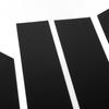6Pcs B Pillar Posts Trim Glossy Black Exterior Window Decal for Macan 95B 2014 to 2025 Exterior Side Door Window Trim
