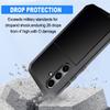 Для Samsung Galaxy S24+ чехол силиконовый + металлический противоударный чехол для телефона с пленкой из закаленного стекла